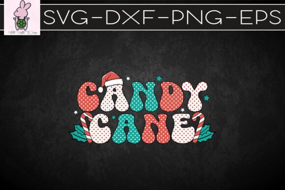 Candy Cane Crew Retro Christmas SVG