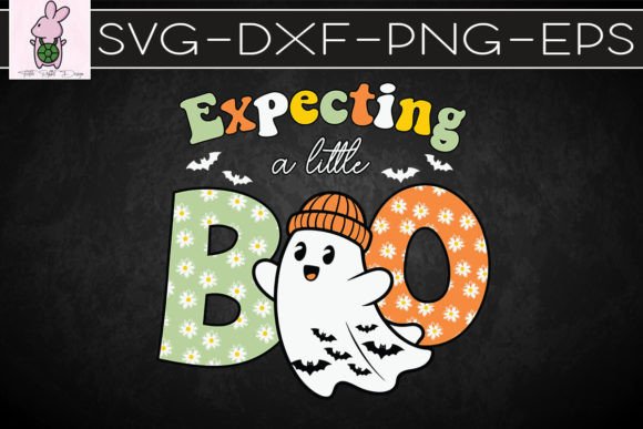 Expecting a Little Boo Pregnancy SVG