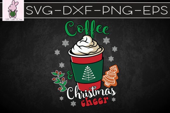 Happy Coffee Christmas Cheer SVG