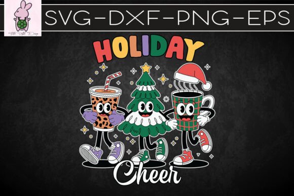 Holiday Cheer Merry Christmas Coffee SVG