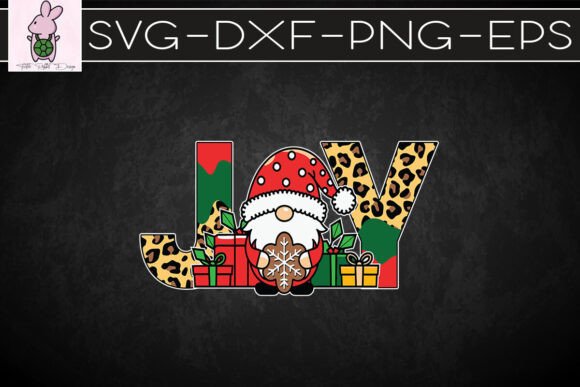 Joy Merry Christmas with Gnome SVG
