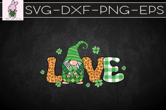 Love Gnome St Patricks SVG