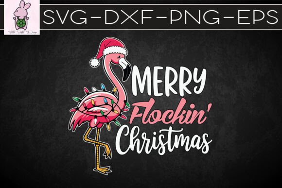 Merry Flockin Christmas Puns SVG