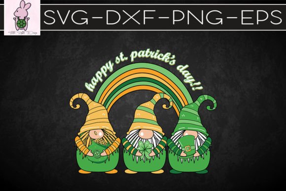 St Patrick s Day Gnomes SVG