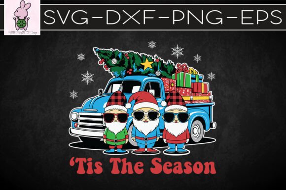 Tis the Season Christmas Gnomies SVG