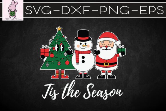 Tis the Season Christmas Santa SVG